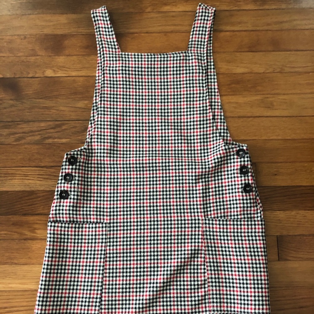 Urban Outfitters Plaid Jumper Dress Size M